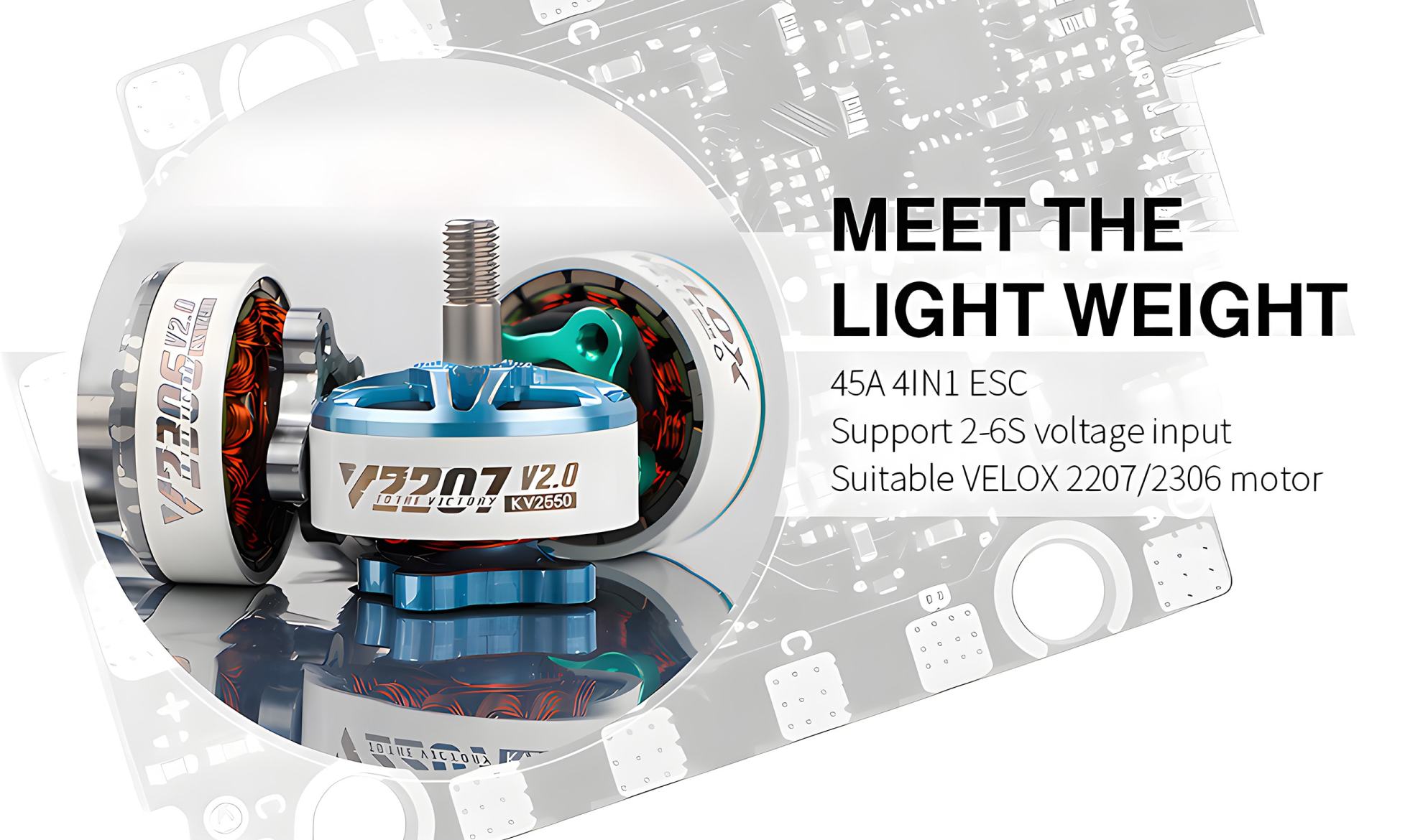 t hobby v45a lite 4in1 esc light