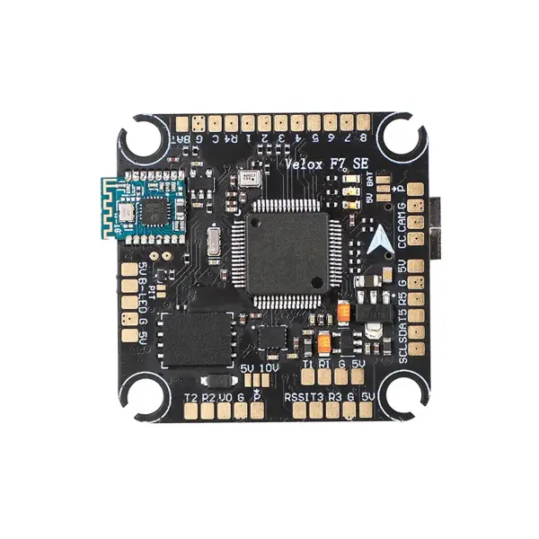 t hobby velox f7 se flight controller   30.5x30.5 f7 fc for fpv drones front