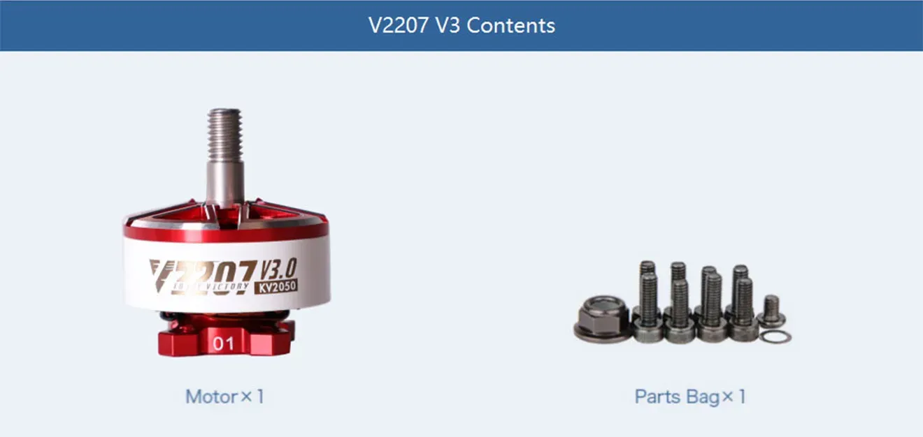 T-Hobby Velox V2207 V3.0 Motor Package