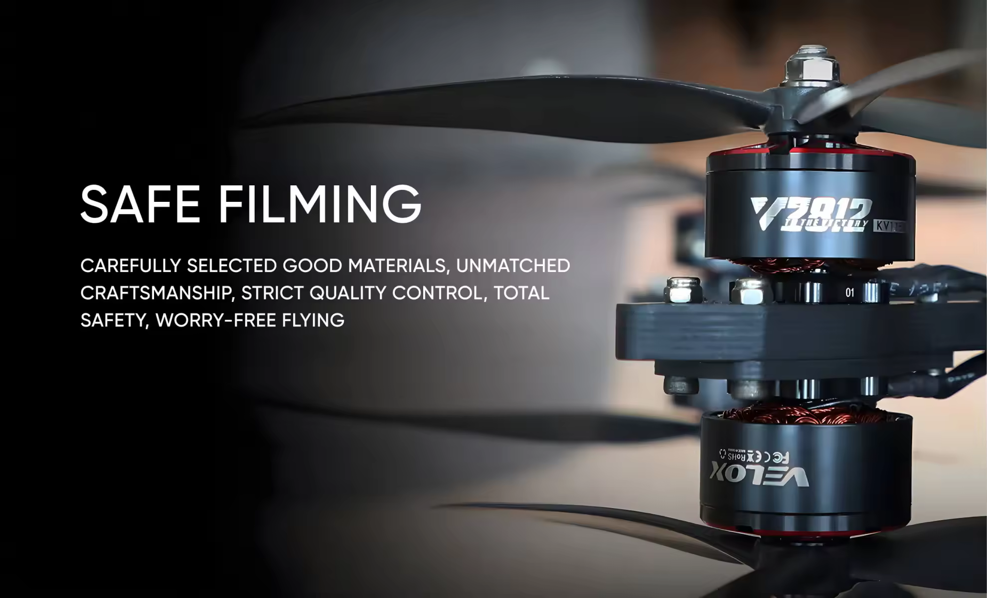 t hobby velox v2812 cinelifer motor for fpv long range 2