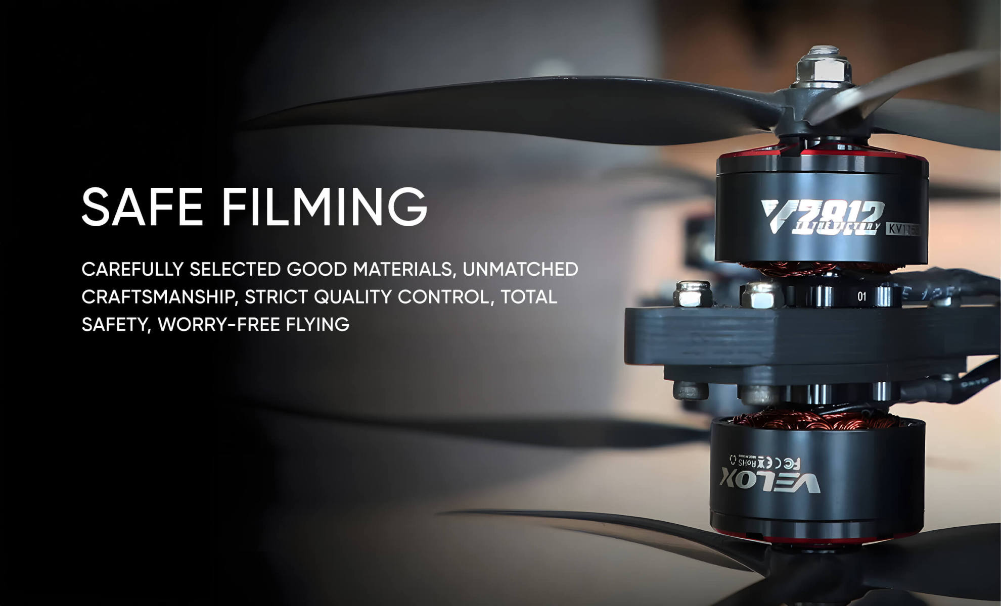 t hobby velox v2812 cinelifer motor for fpv long range 2