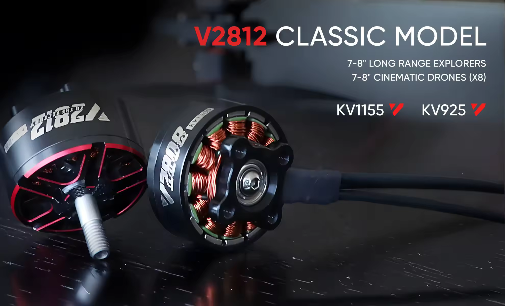 t hobby velox v2812 cinelifer motor for fpv long range 4