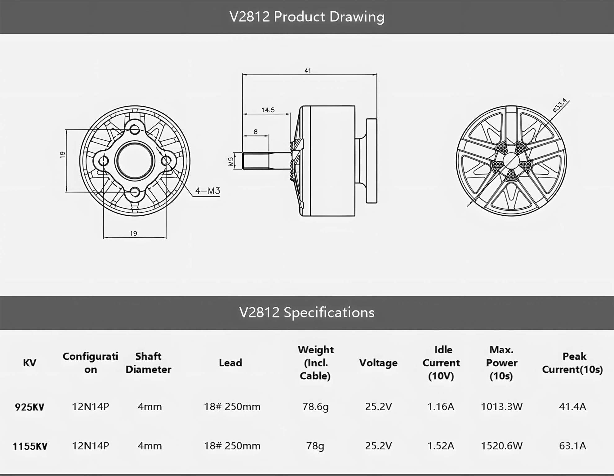 t hobby velox v2812 cinelifer motor for fpv long range 5