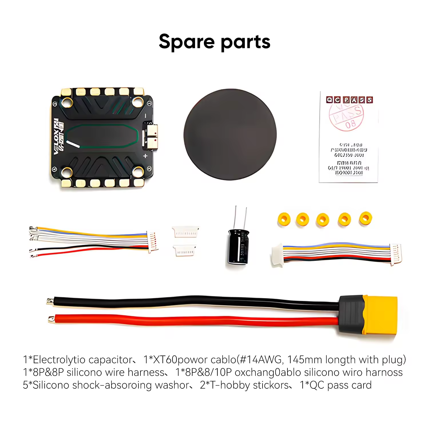t hobby velox v50a 4in1 esc package included