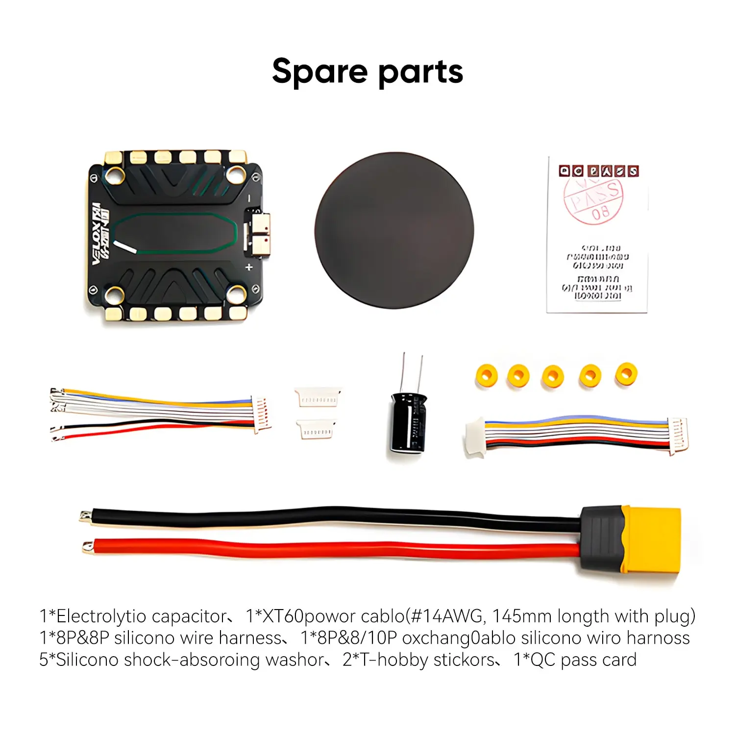 t hobby velox v50a 4in1 esc package included