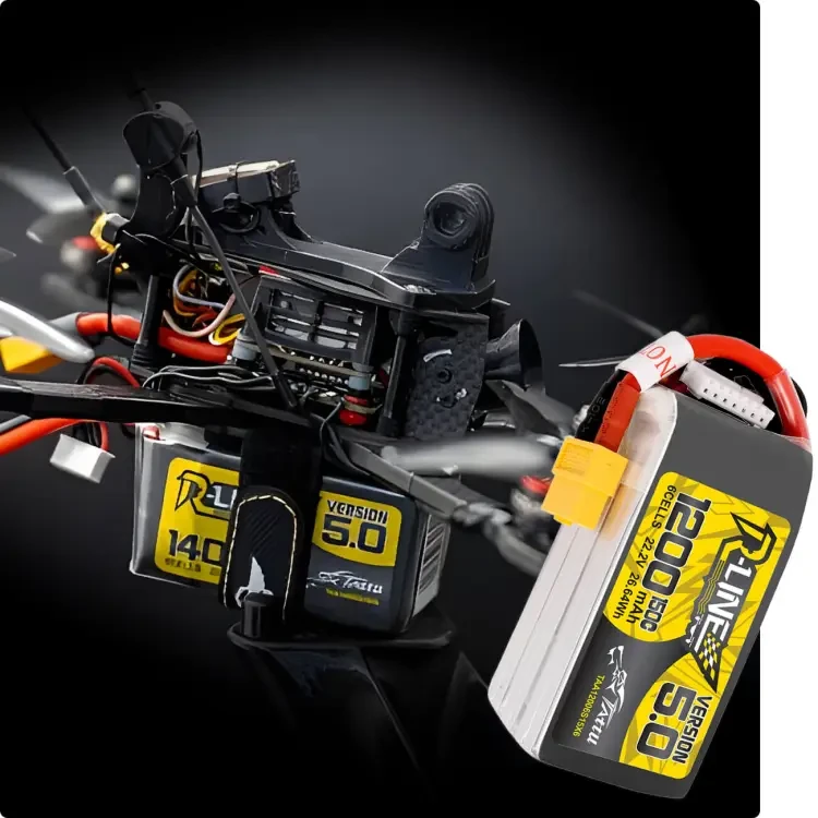tattu 1200mah 6s 150c 22.2v lipo battery