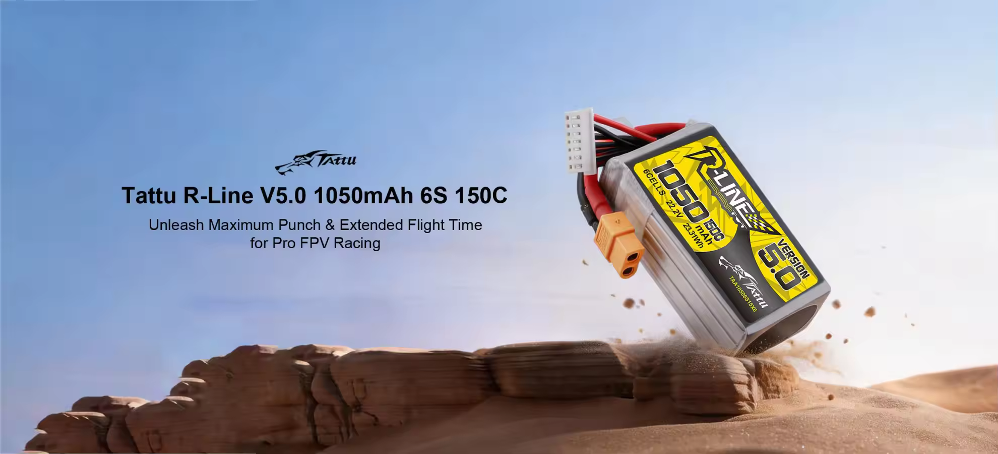 tattu r line version 5 1050mah 6s pc