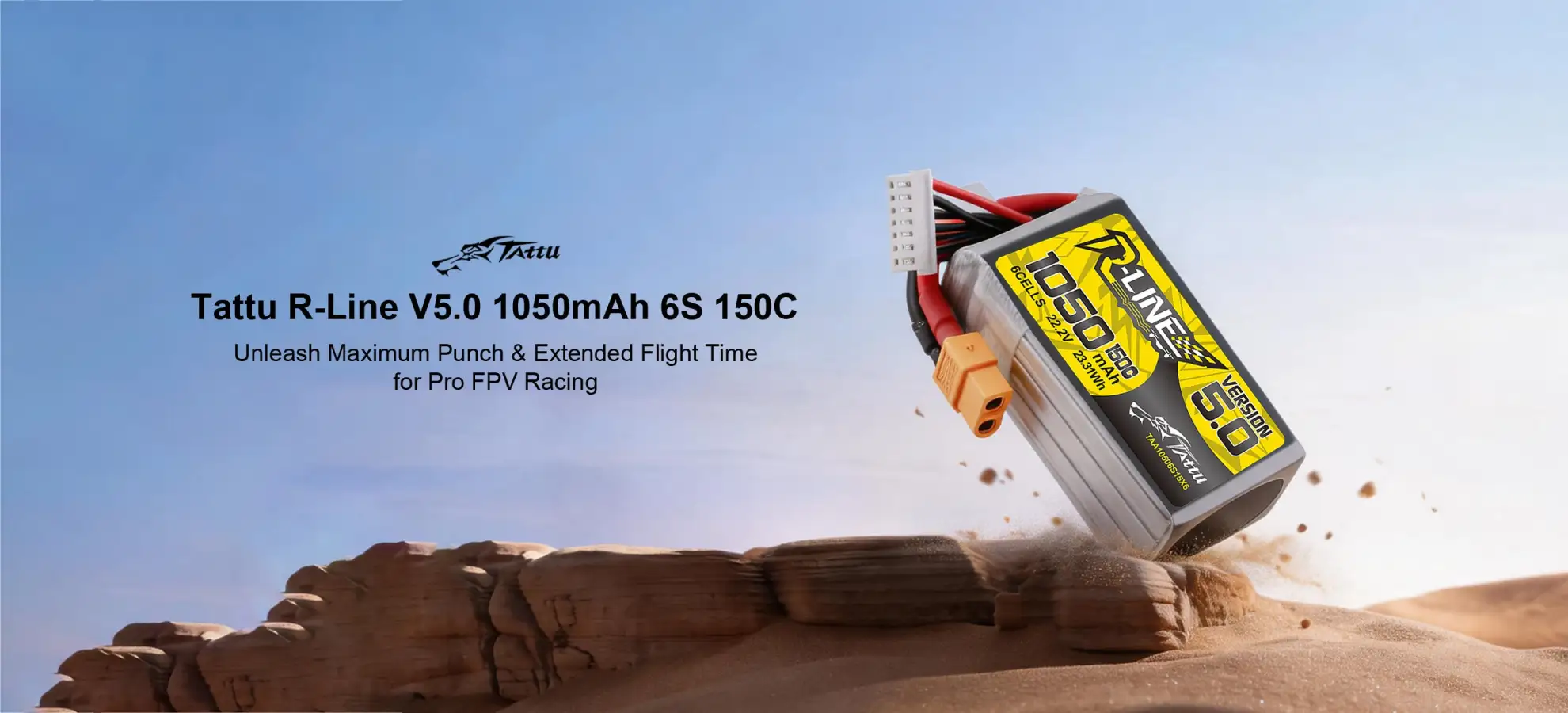 tattu r line version 5 1050mah 6s pc