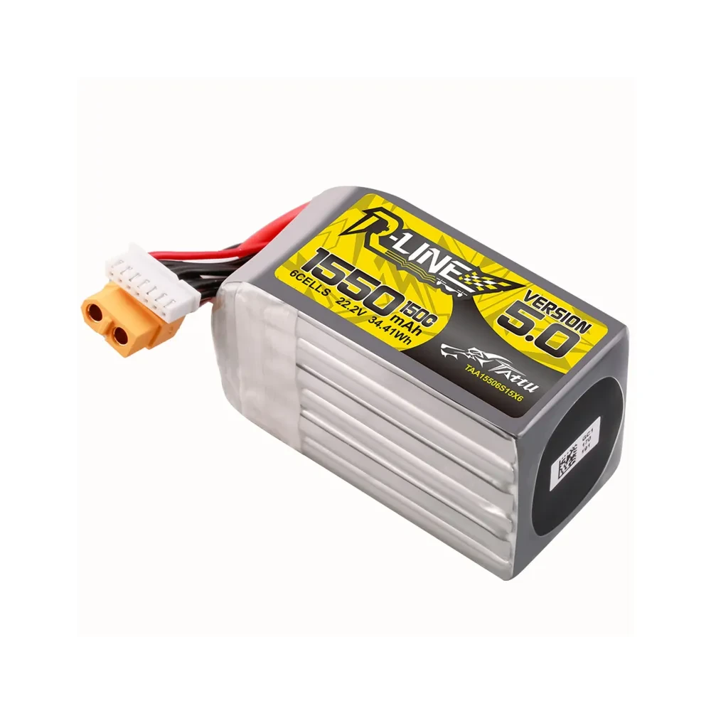 tattu r line version 5.0 1550mah 6s 150c 22.2v lipo battery