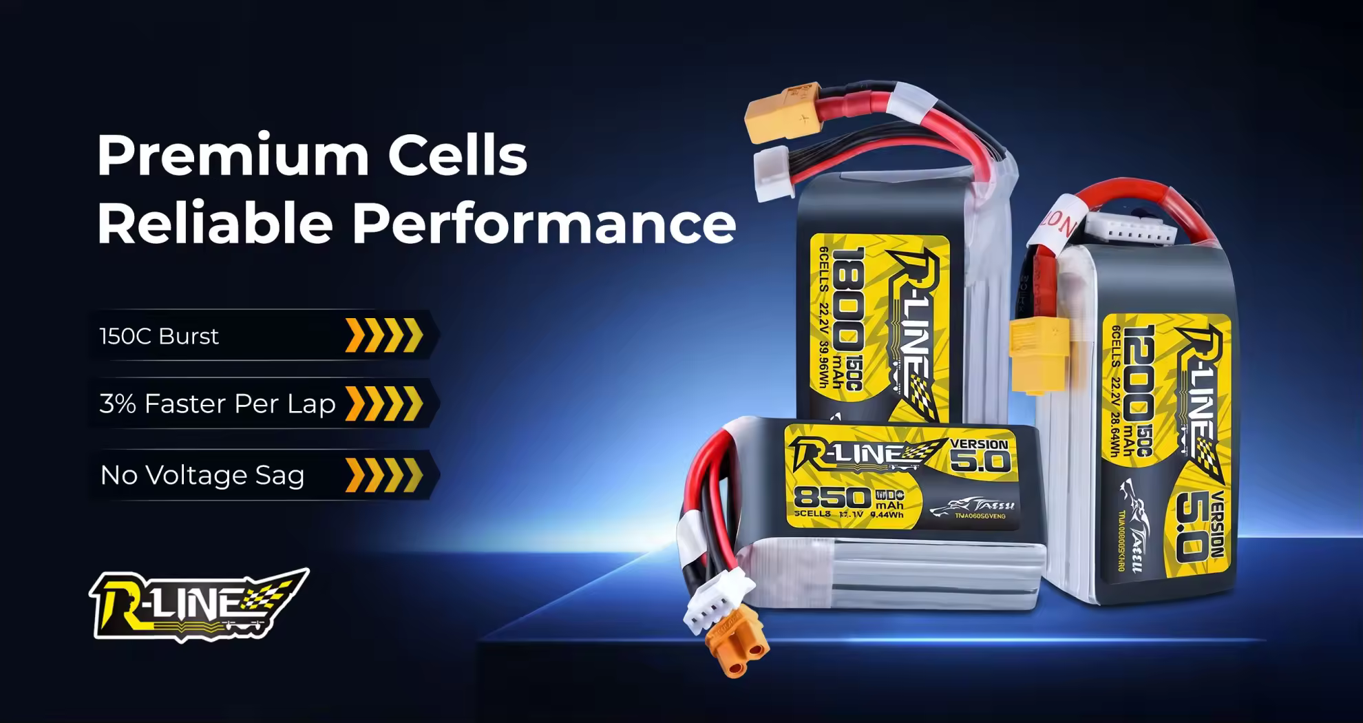 tattu r line version 5.0 1800mah 6s 150c reliable performance pc 1
