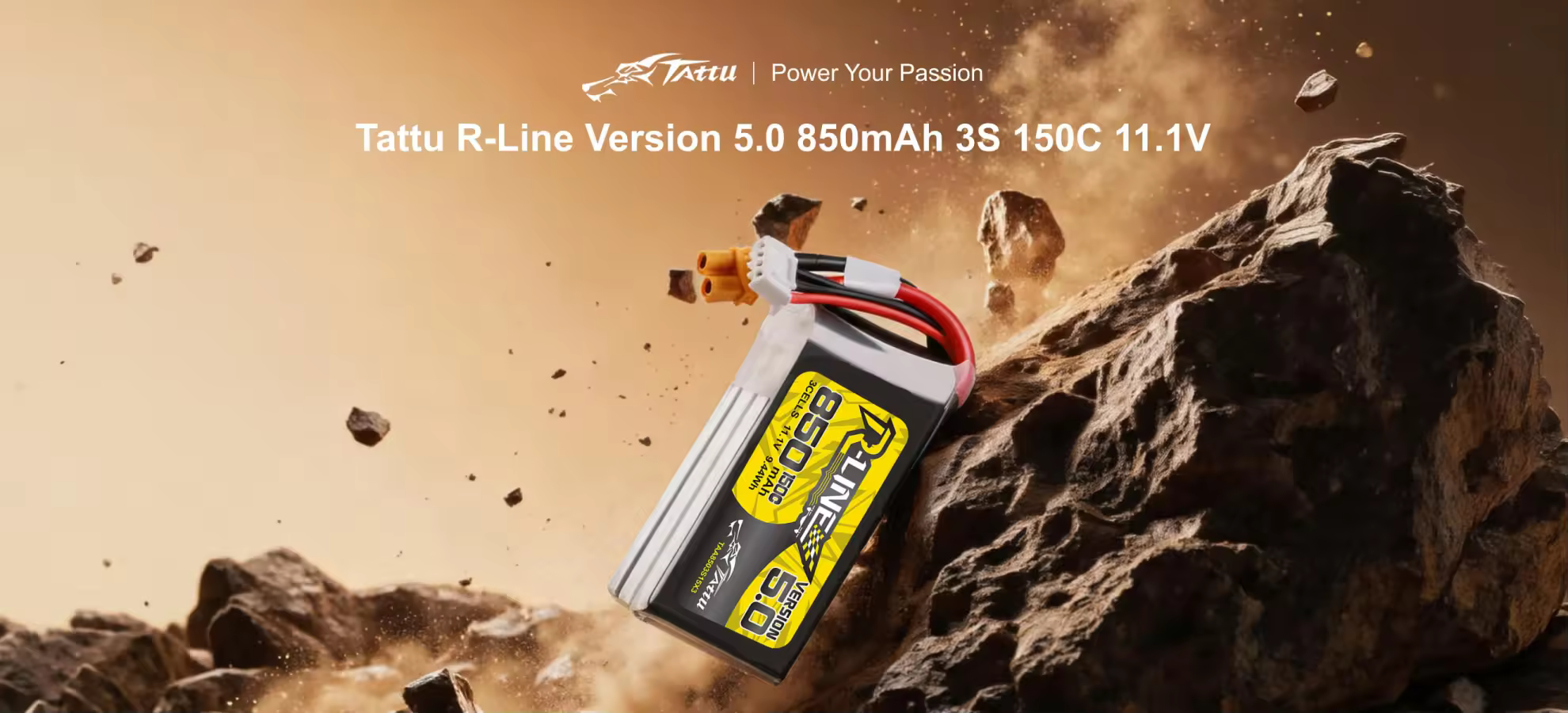 tattu r line version 5.0 850mah 3s 11.1v 150c lipo battery pack with xt30u f plug pc