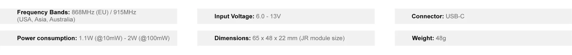 tbs crossfire micro tx v2 starter set spec