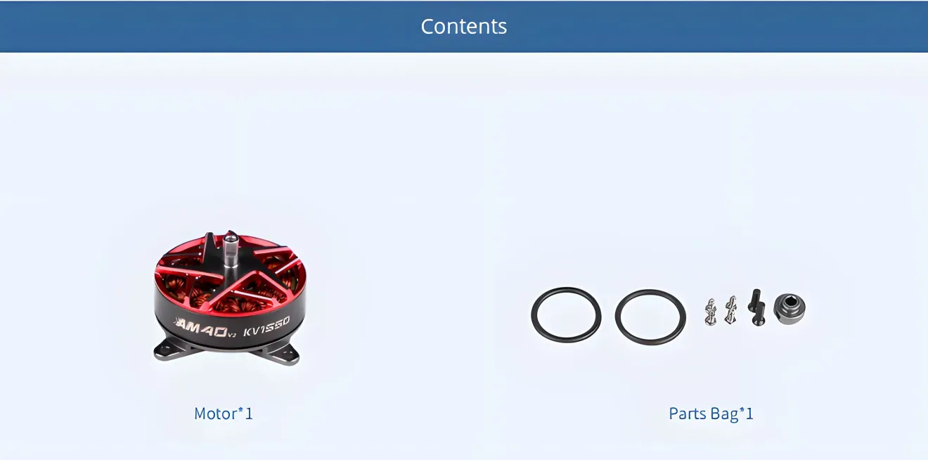 thobby am40 v2 f3p 3d4d fixed wing motor package