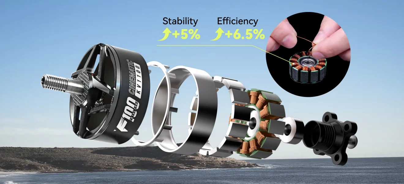 thobby f100 2810 fpv motor efficient reliable performance pc