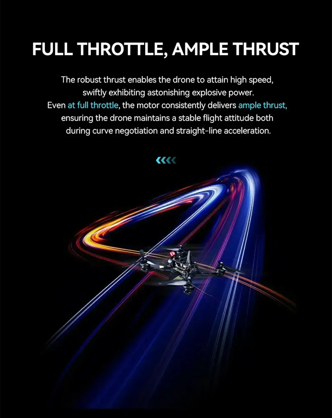 thobby f50 2207 racing fpv motor full throttle ample thrust