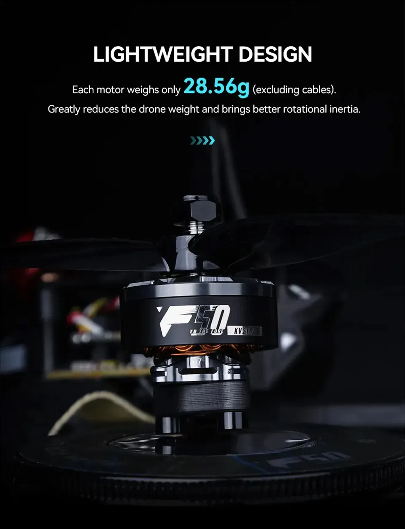 thobby f50 2207 racing fpv motor lightweight design