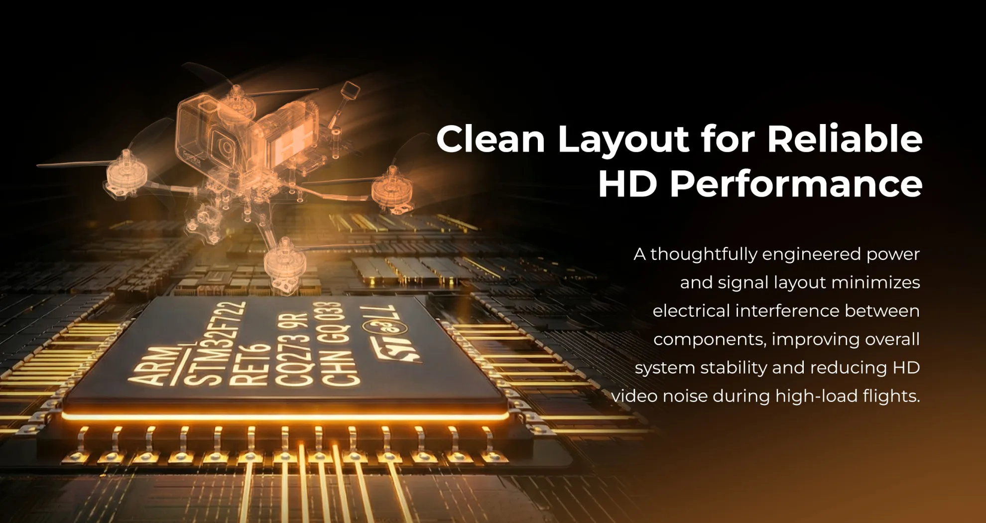 thobby f7 hd flight controller clean layout