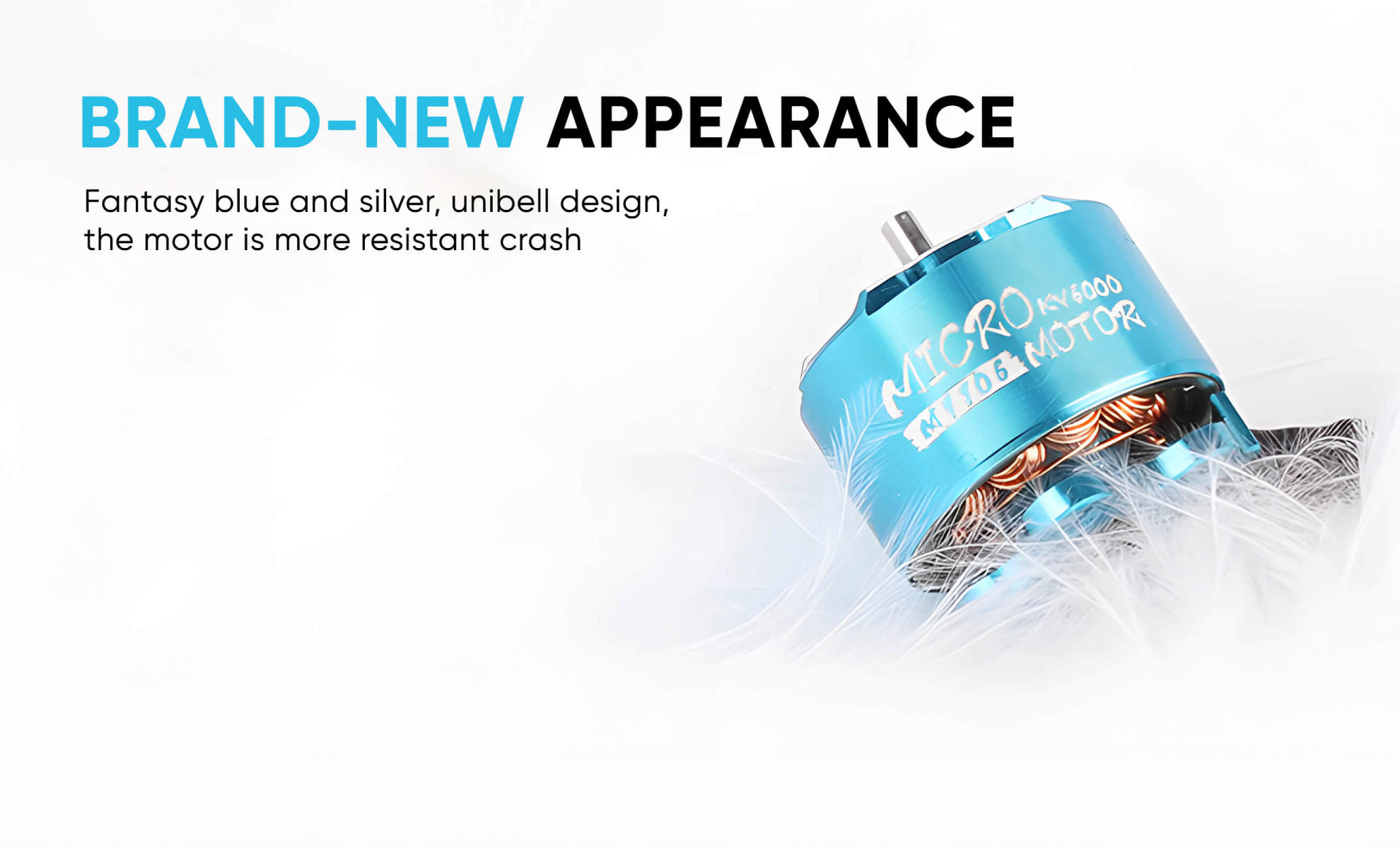 thobby m1106 unibell micro brushless motor for toothpick whoops fpv drone appearance