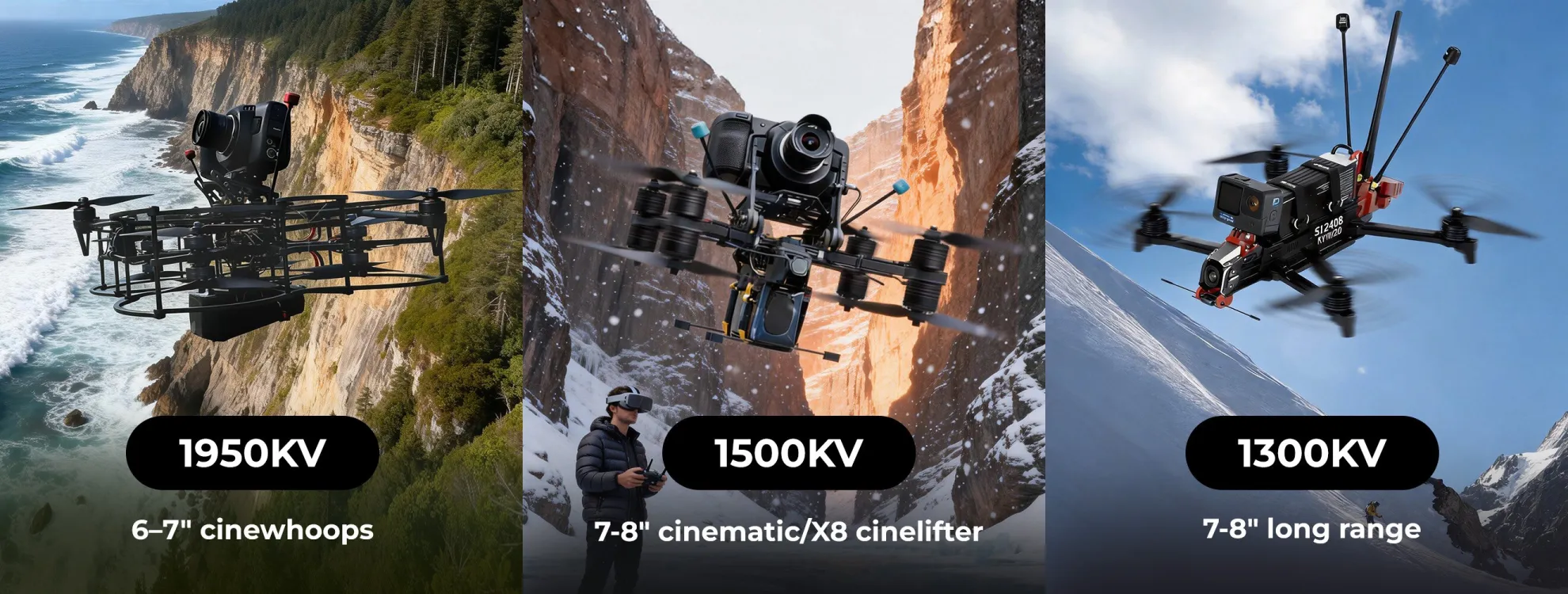 thobby v2808 motor three kv options pc