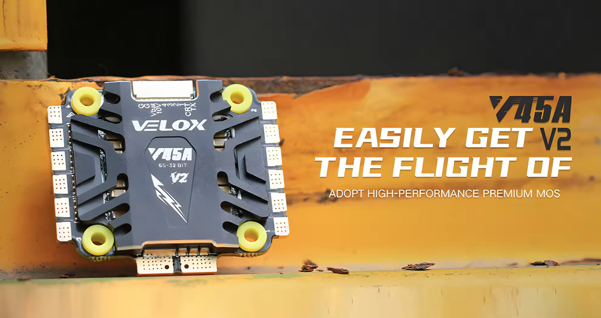 thobby velox v45a v2 3 6s blheli32 4 in 1 esc show