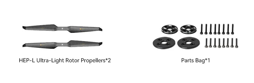 tmotor hep l 36x12 propeller packing list
