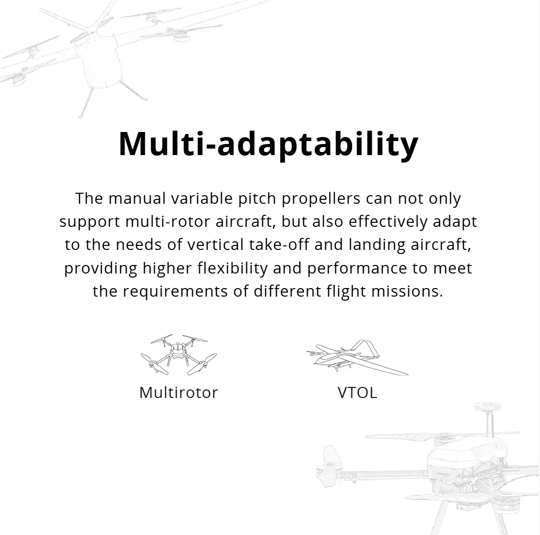 tmotor mf1604vp prop multi adaptability