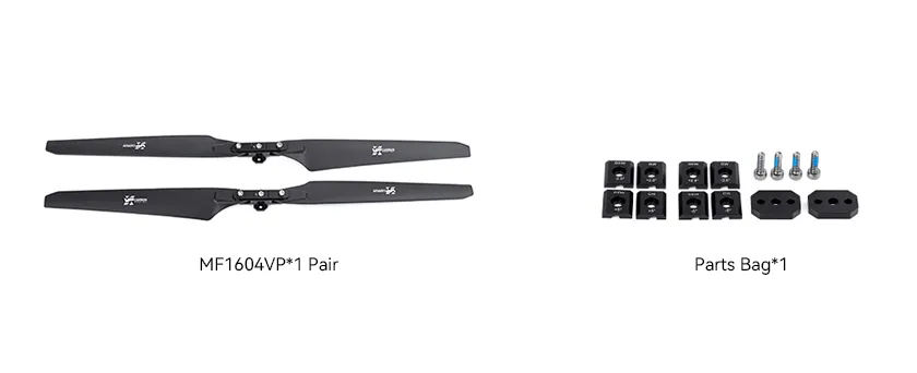 tmotor mf1604vp prop packing list