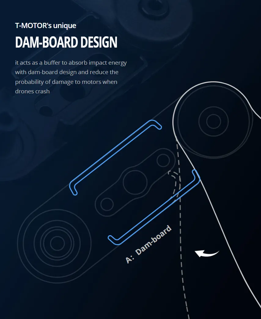 tmotor mf1907p polymer folding propeller dam board design