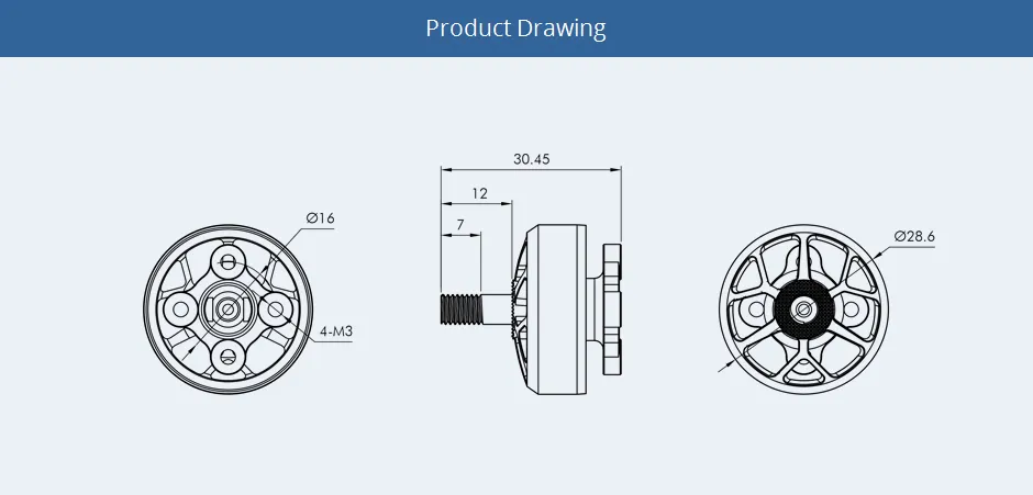 T-motor v2306 5 v2 fpv brushless motor of draw
