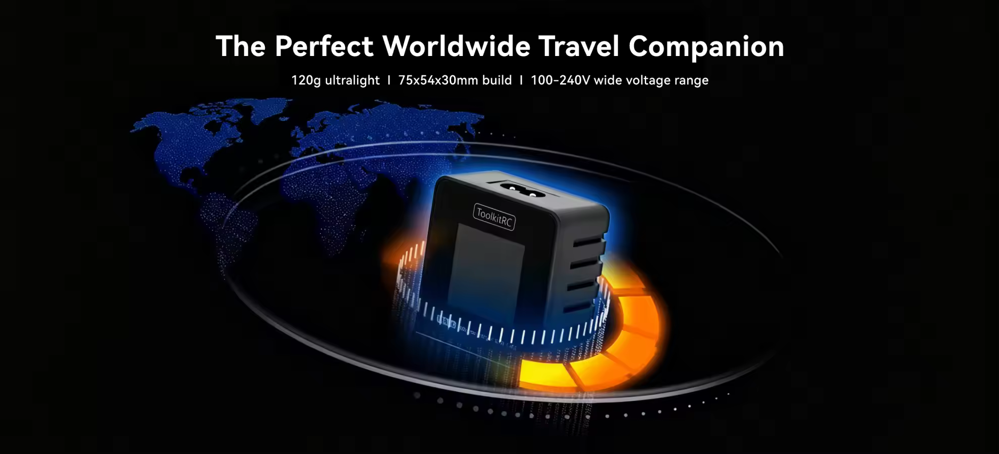 toolkit rc m4ac 100w 4 port ac smart charger travel pc