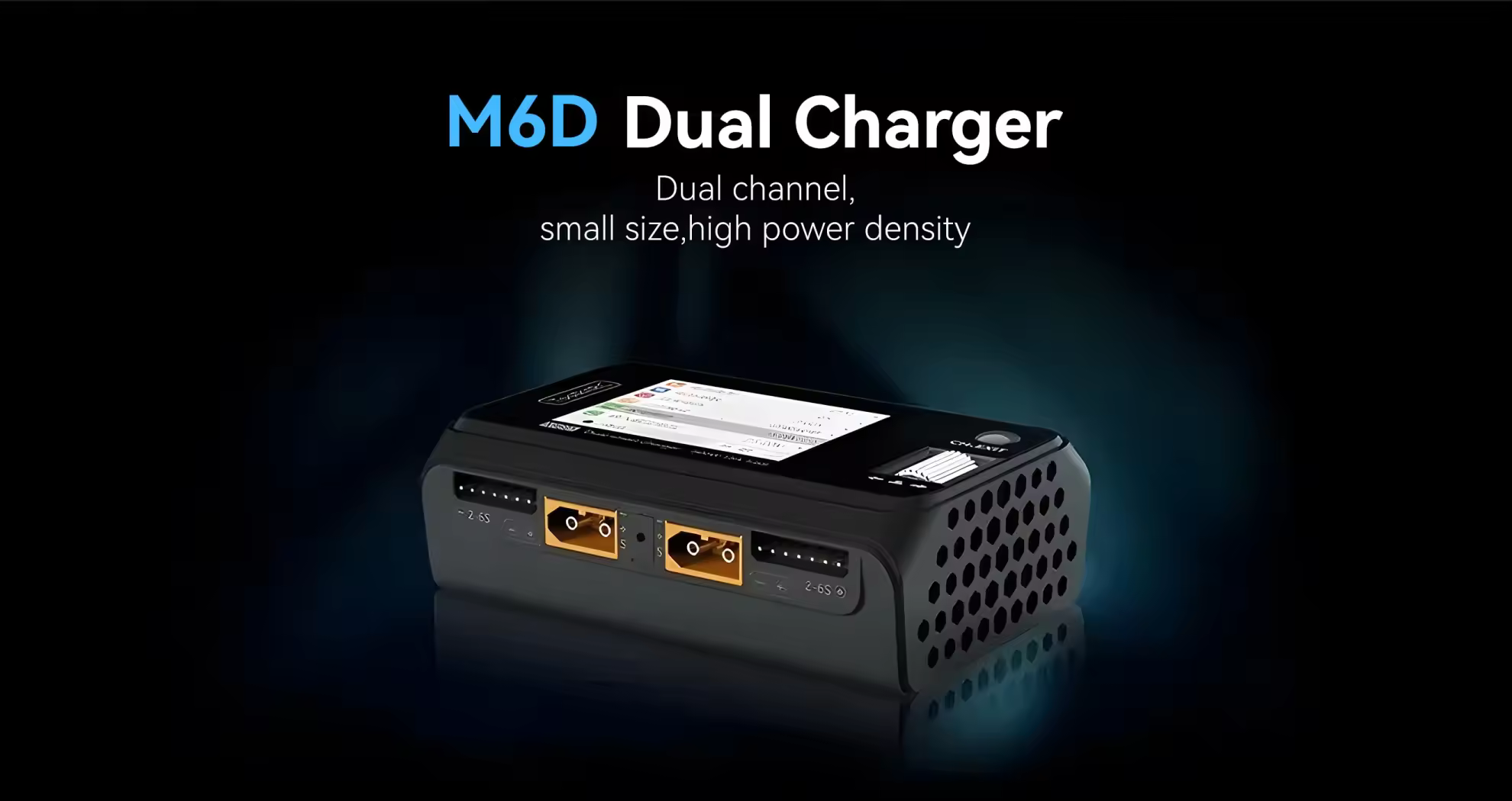 toolkitrc m6d dual channel dc charger lipo batteries show