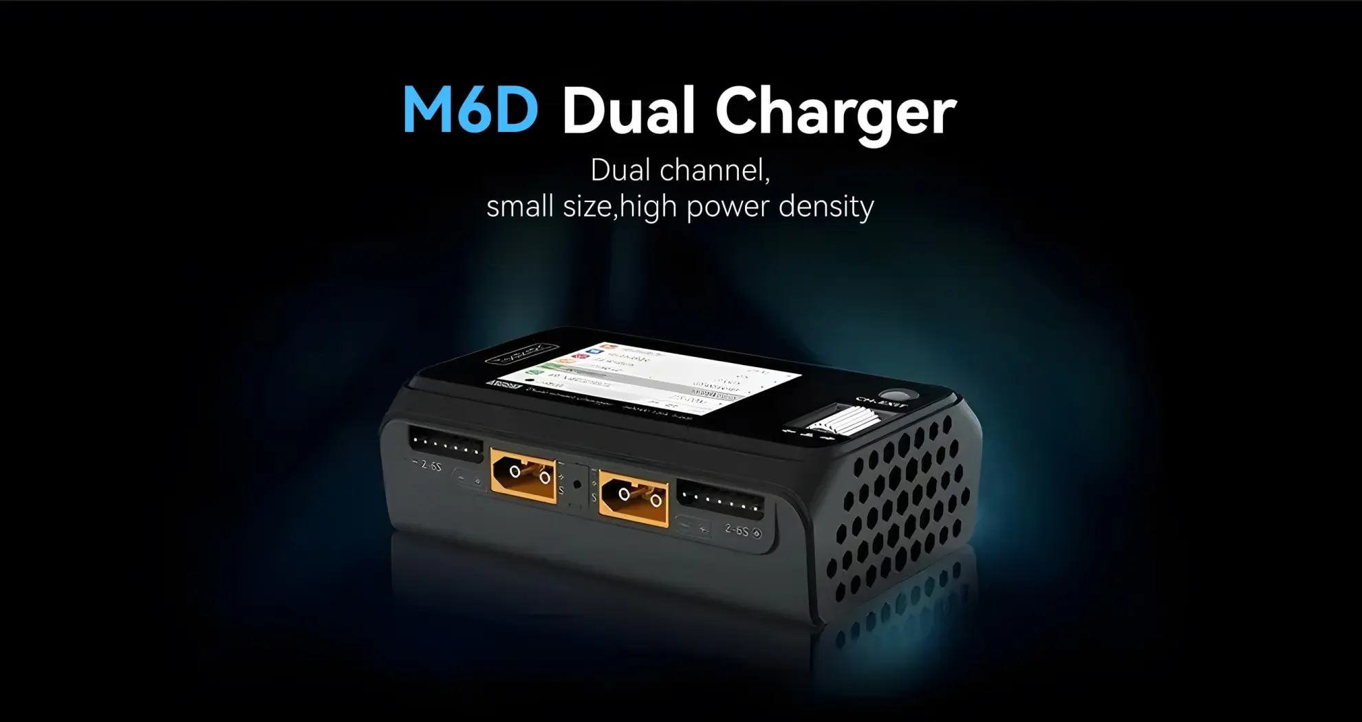 toolkitrc m6d dual channel dc charger lipo batteries show