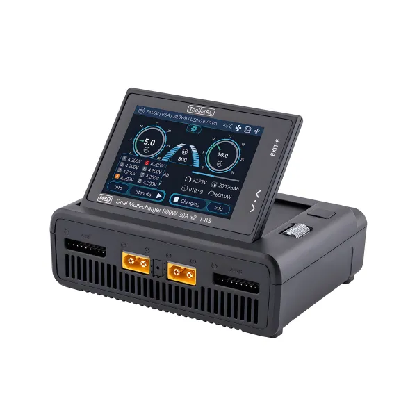 toolkitrc m8d dual channel smart charger for battery
