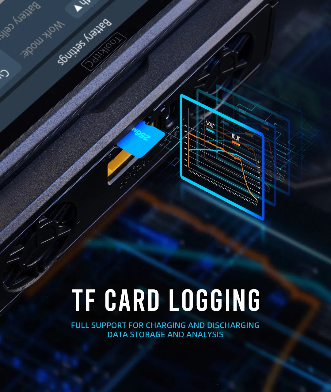 toolkitrc m8d dual channel smart charger tf card logging