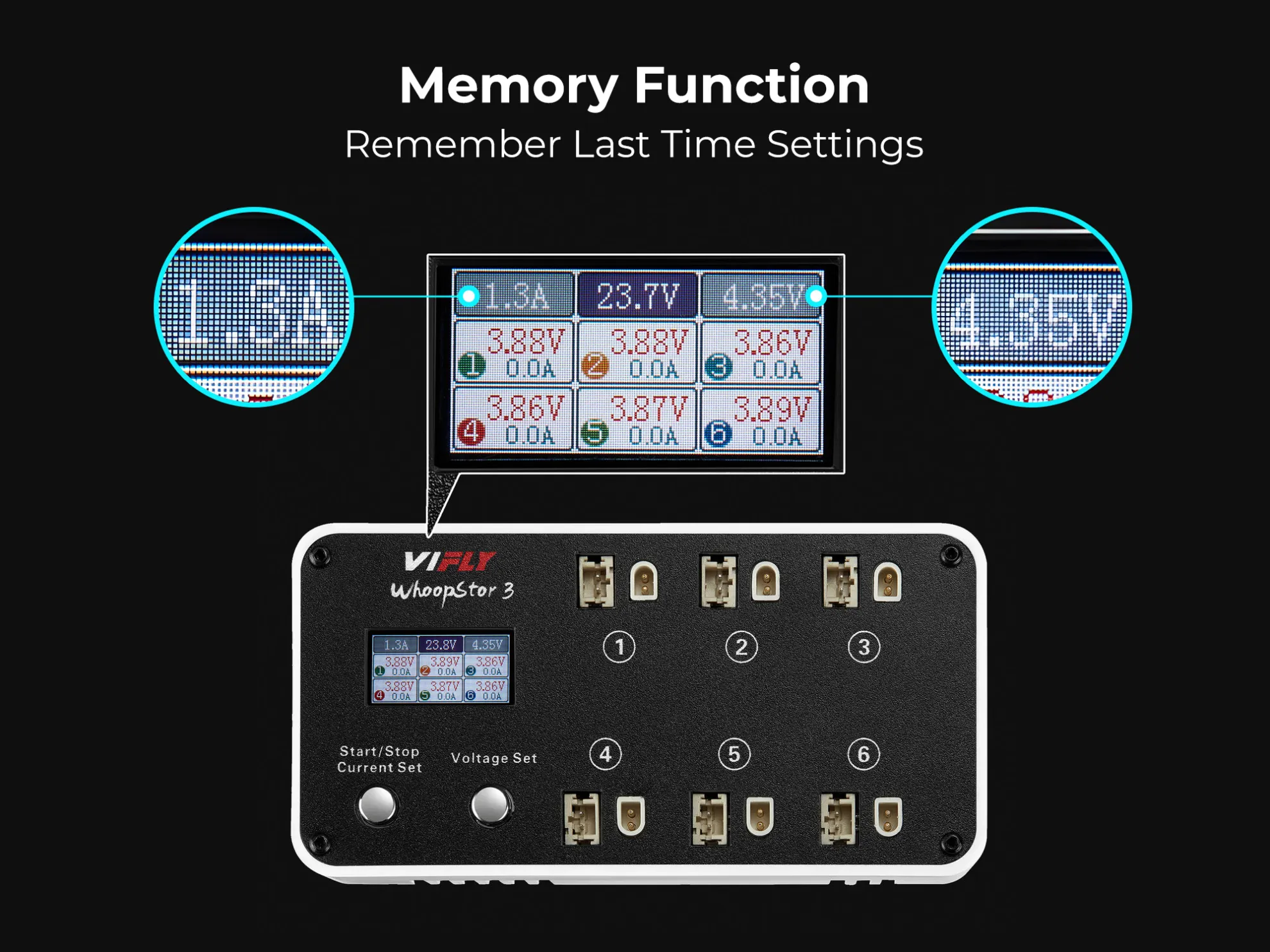 vifly new whoopstor 3 1s battery  memory