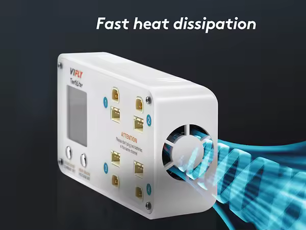 vifly toothstor 4 port 2s balance charger with storage mode fast heat dissipation pc h5