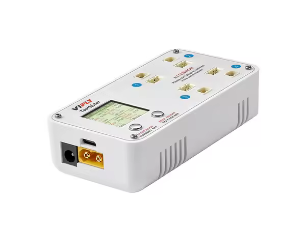 vifly toothstor 4 port 2s balance charger with storage mode side