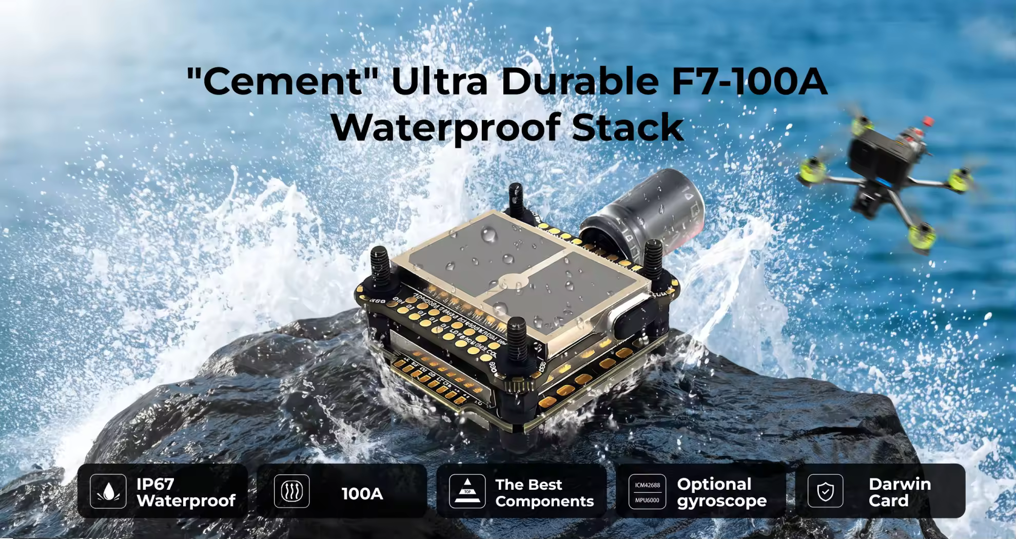 waterproof performance for extreme fpv flying pc