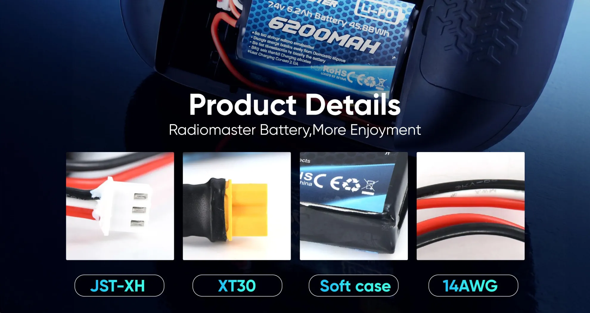 xt30 and jst xh connectors